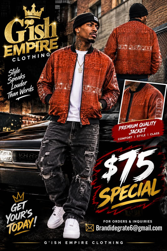 G’ish Exotic 3 Bomber Jacket Men's All-Over Print Bomber Jacket